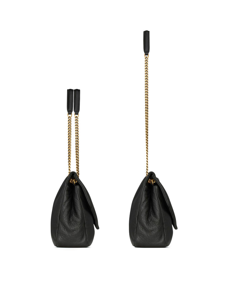 Saint Laurent Women Calypso Large Bag In Natural Grain Lambskin SAINT LAURENT