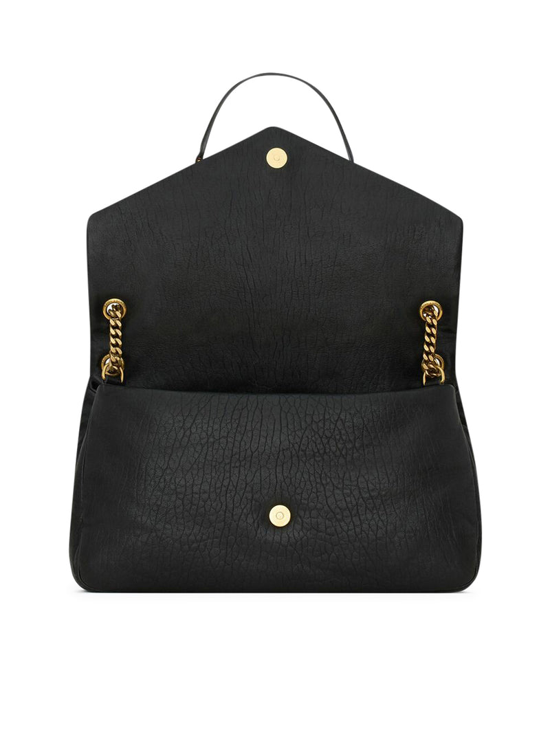 Saint Laurent Women Calypso Large Bag In Natural Grain Lambskin SAINT LAURENT