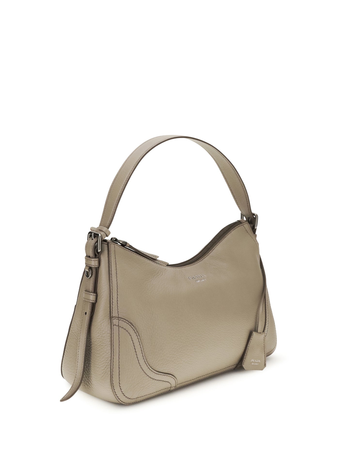 Prada Women Aimée Large Shoulder Bag In Leather PRADA