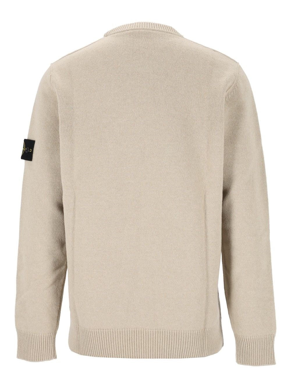 Stone Island Men Lambswool Crew Neck Sweater STONE ISLAND
