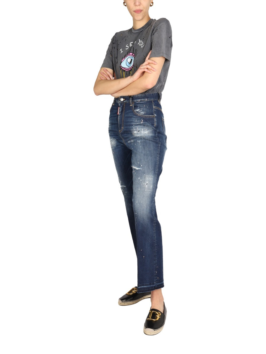 Dsquared Women Jeans Wide Leg DSQUARED2