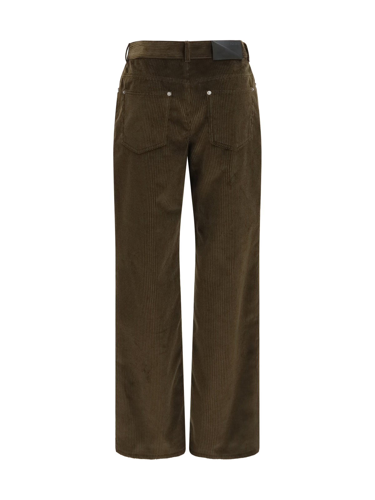 Loewe Women Cotton Corduroy Pants LOEWE