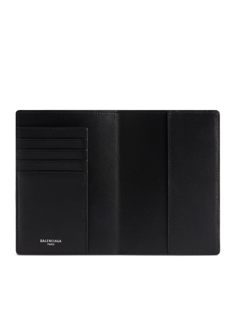 Balenciaga Men Men`S Passport Case In Black BALENCIAGA