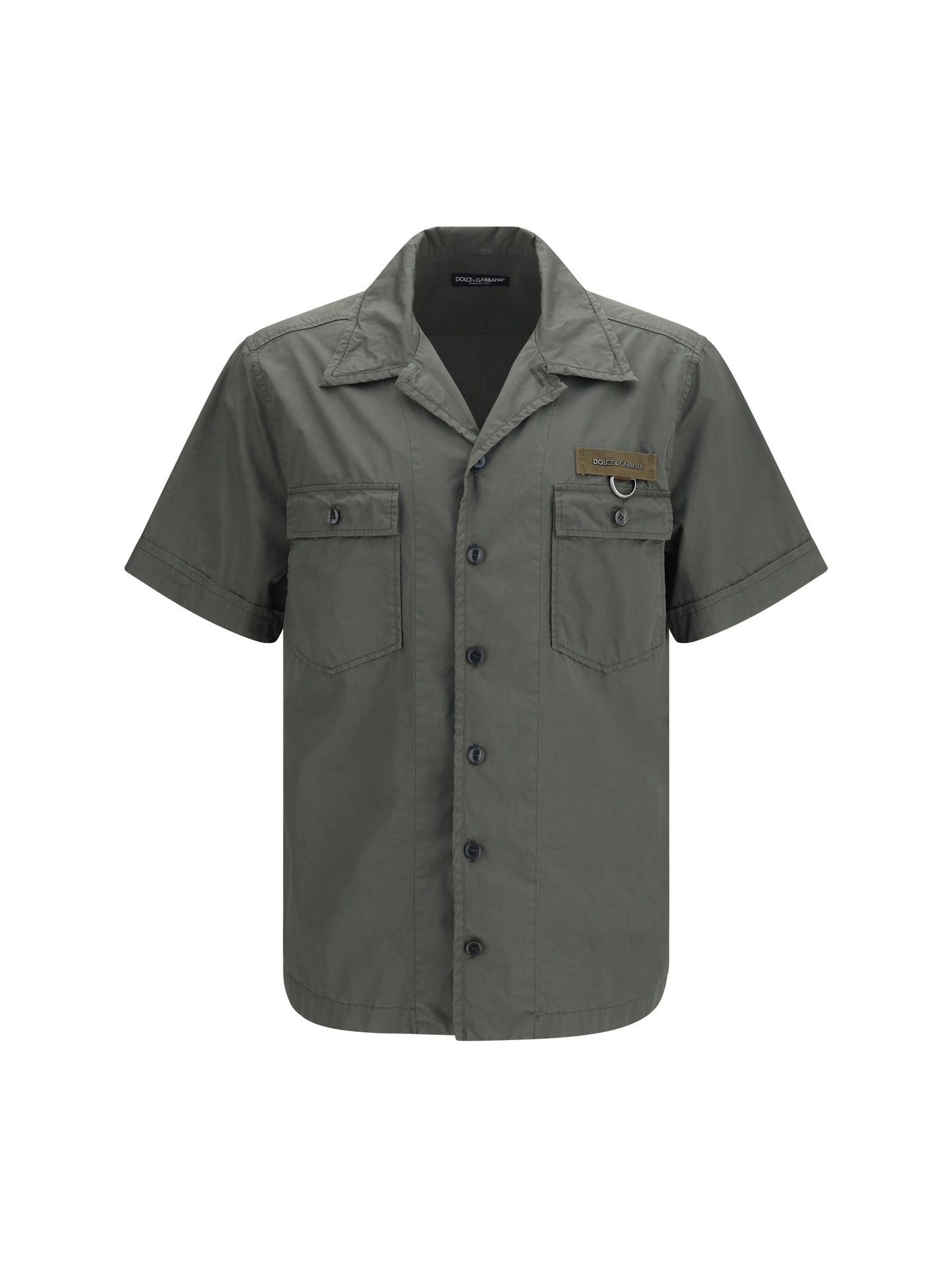 Dolce & Gabbana Men Short-Sleeve Shirt With Chest Pocket DOLCE & GABBANA