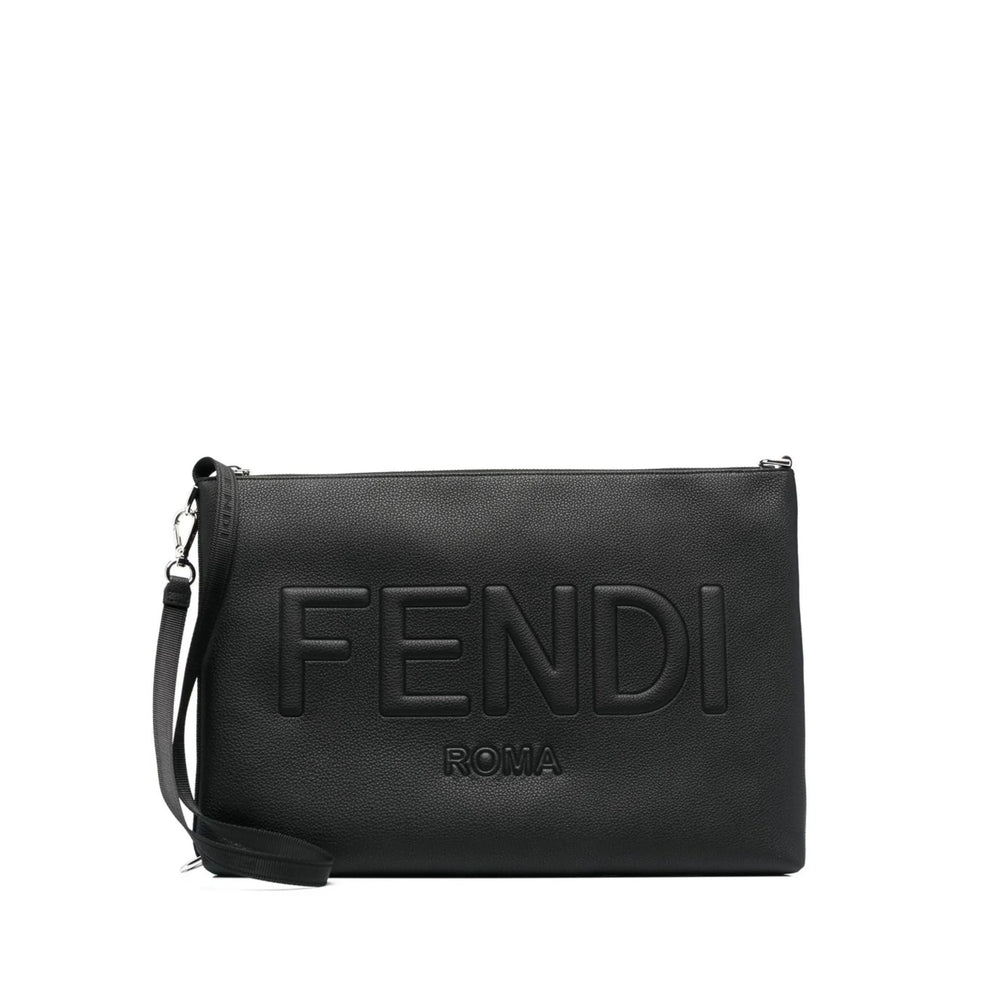 Fendi Black Clutch Bags Men FENDI