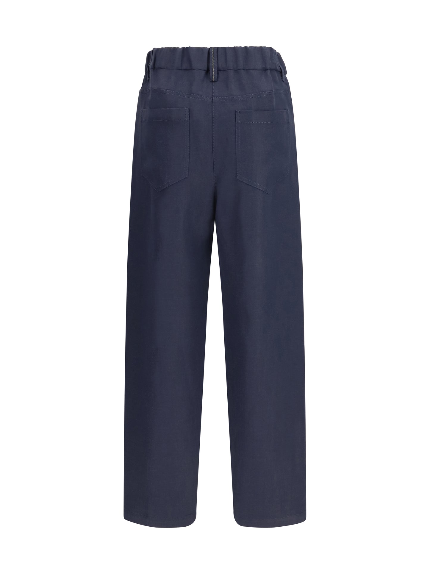 Brunello Cucinelli Women Mixed Linen Pants BRUNELLO CUCINELLI