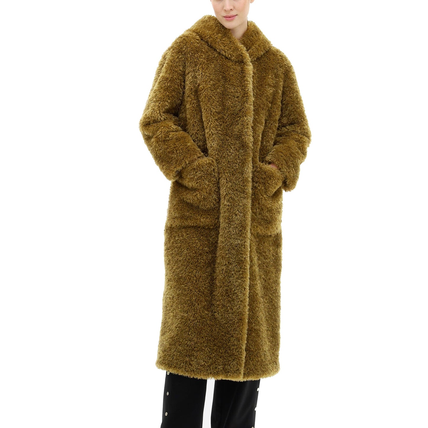 Herno Curly Faux Fur Coat Women HERNO