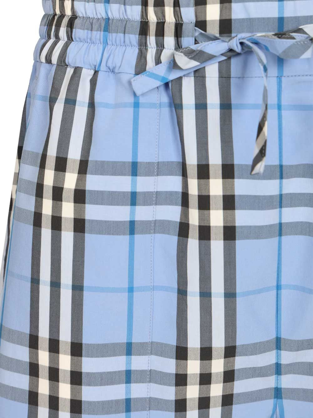 Burberry Women "Check" Cotton Bottoms BURBERRY