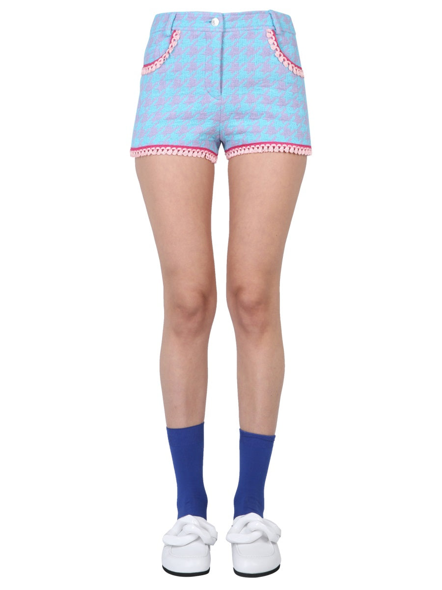 Moschino Women Houndstooth Shorts MOSCHINO