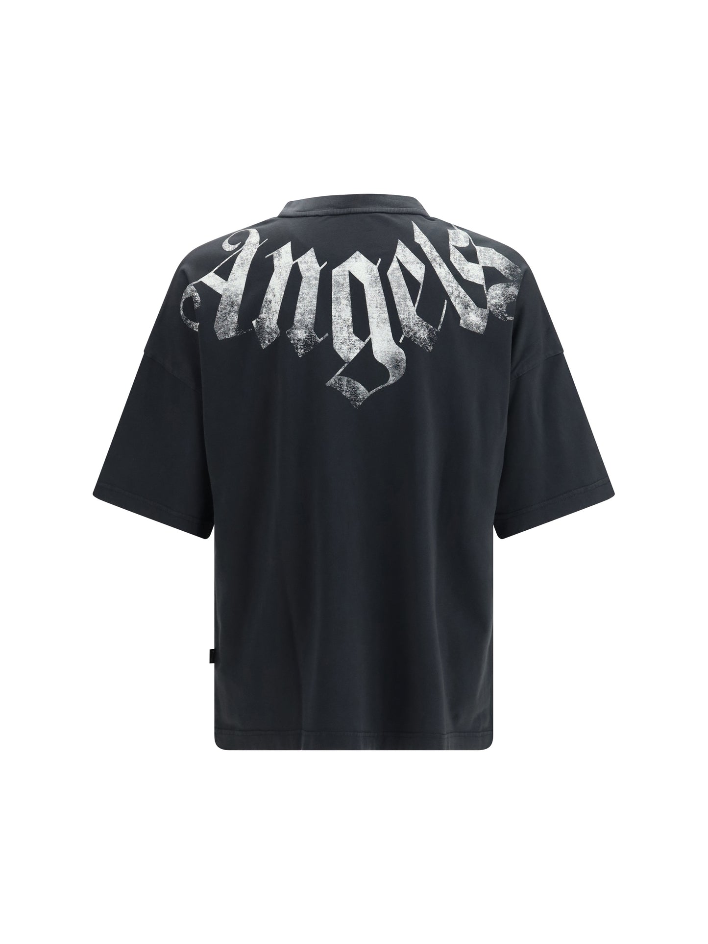 Palm Angels Men Big Neck Logo T-Shirt PALM ANGELS