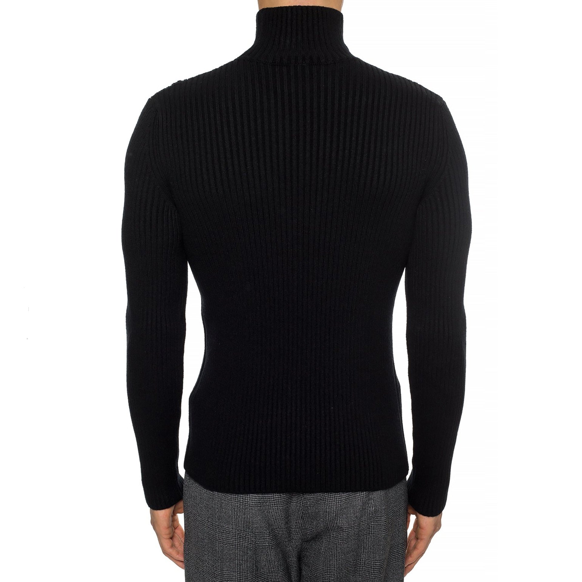Balenciaga Cashmere Blend Rib Knit Turtleneck Men BALENCIAGA