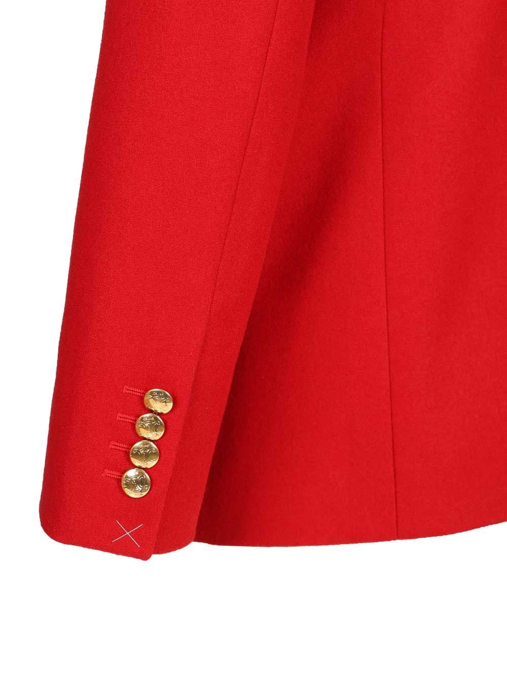 Celine Men Tailored Blazer In Lined Wool Flannel CELINE