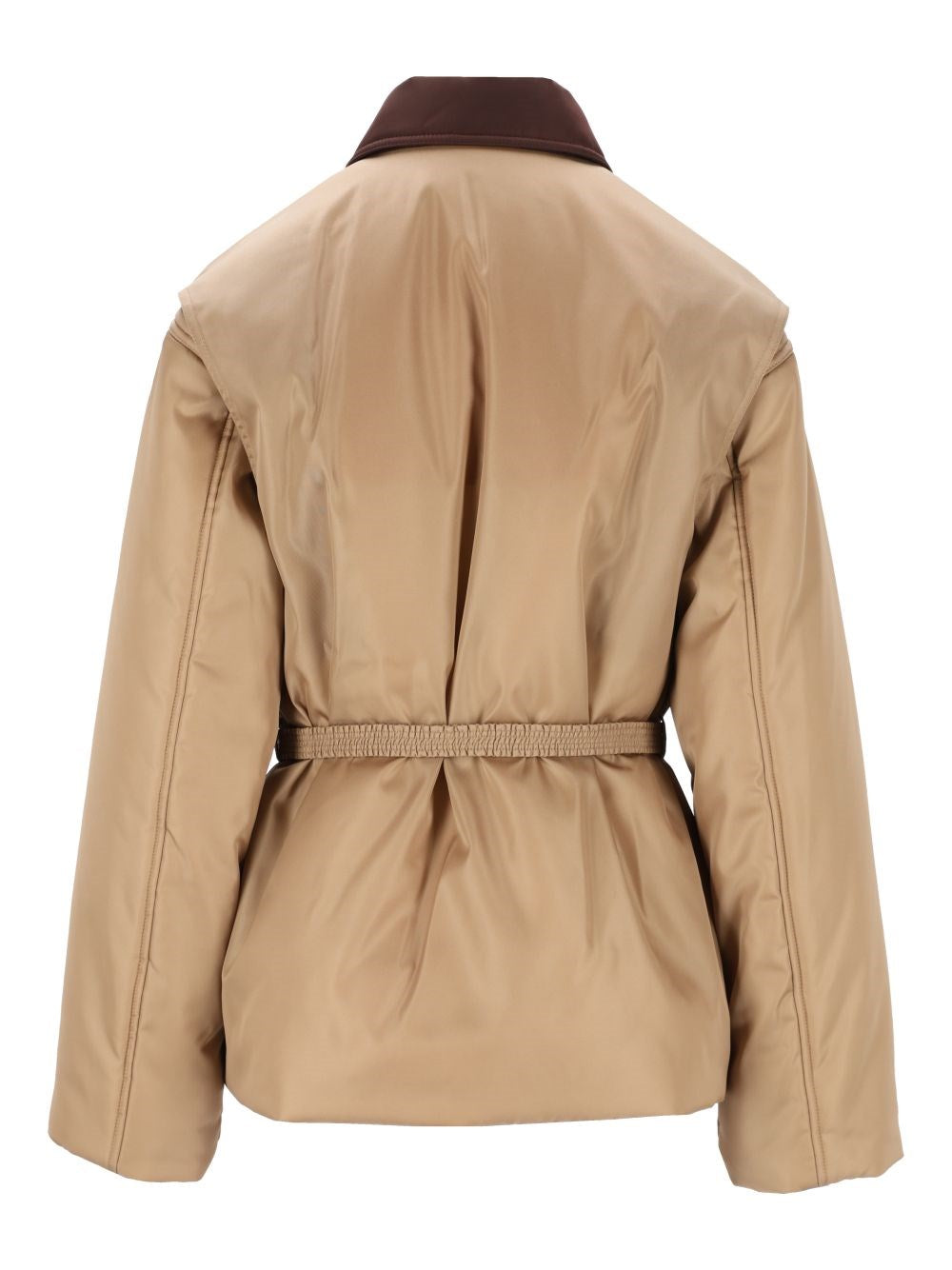 Versace Women Padded Jacket With Belt VERSACE