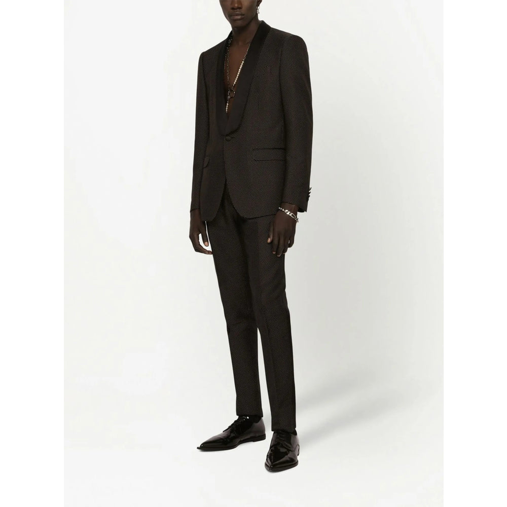 Dolce & Gabbana Black Jackets - Blazers Men DOLCE & GABBANA
