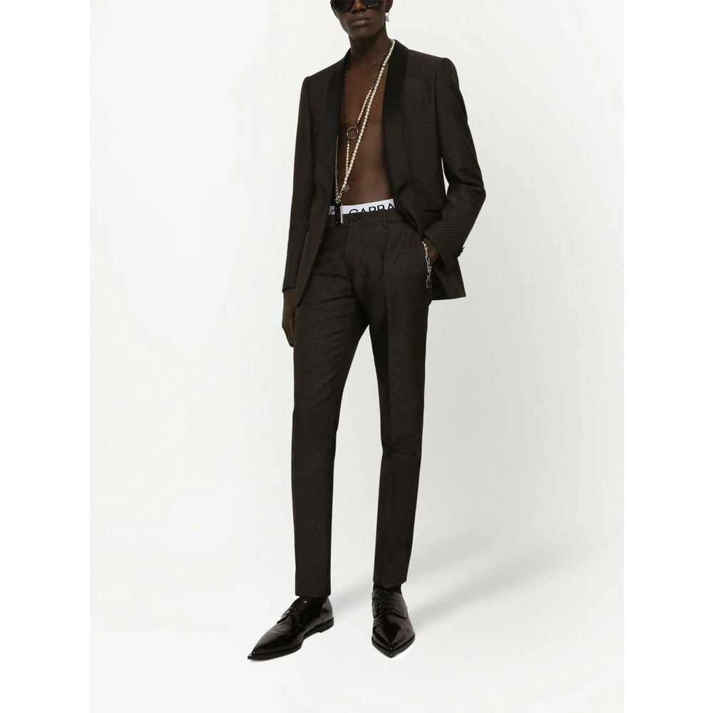 Dolce & Gabbana Black Jackets - Blazers Men DOLCE & GABBANA