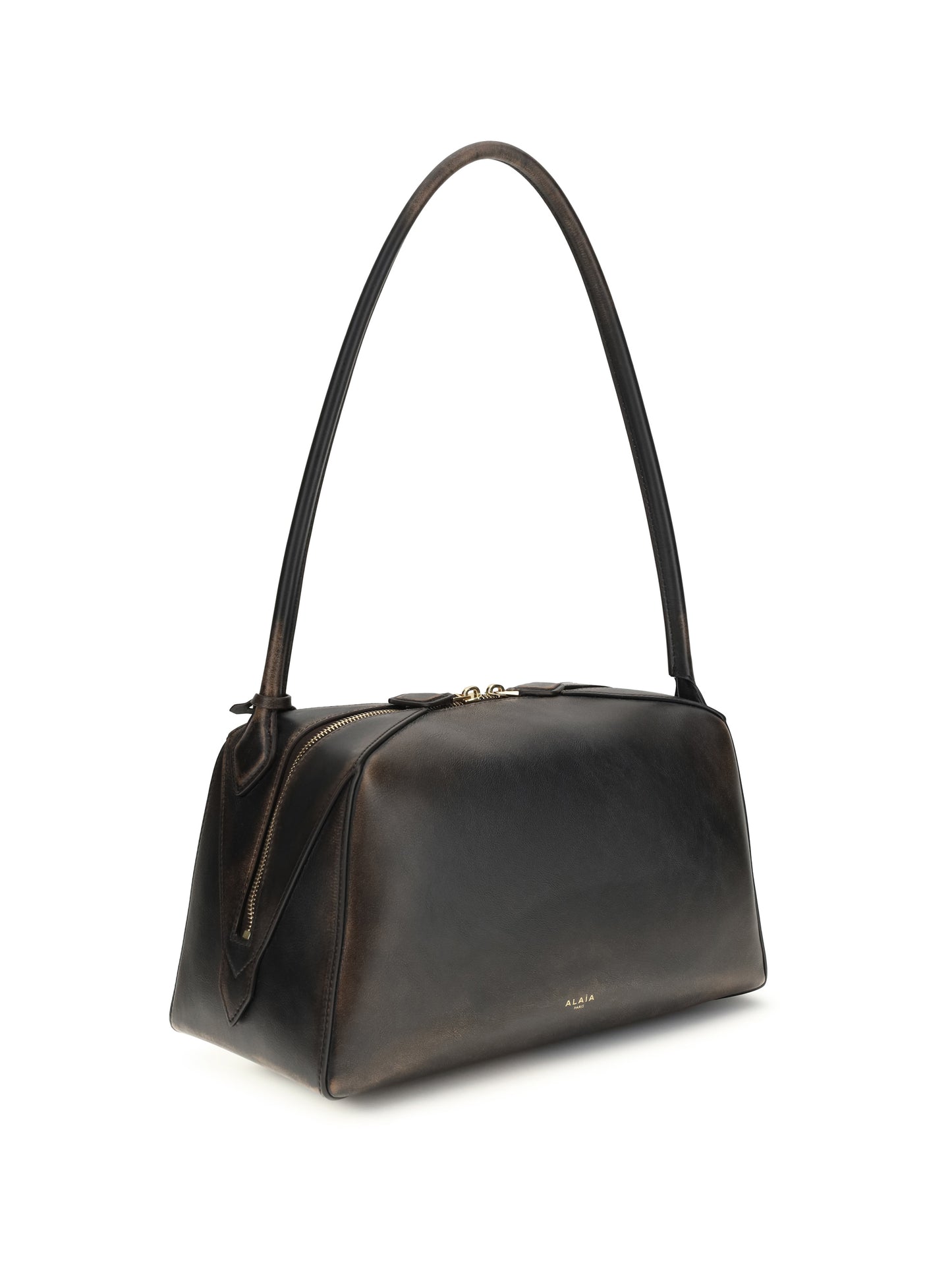Alaïa Women Le Bouledogue Shoulder Bag In Aged Leather ALAIA