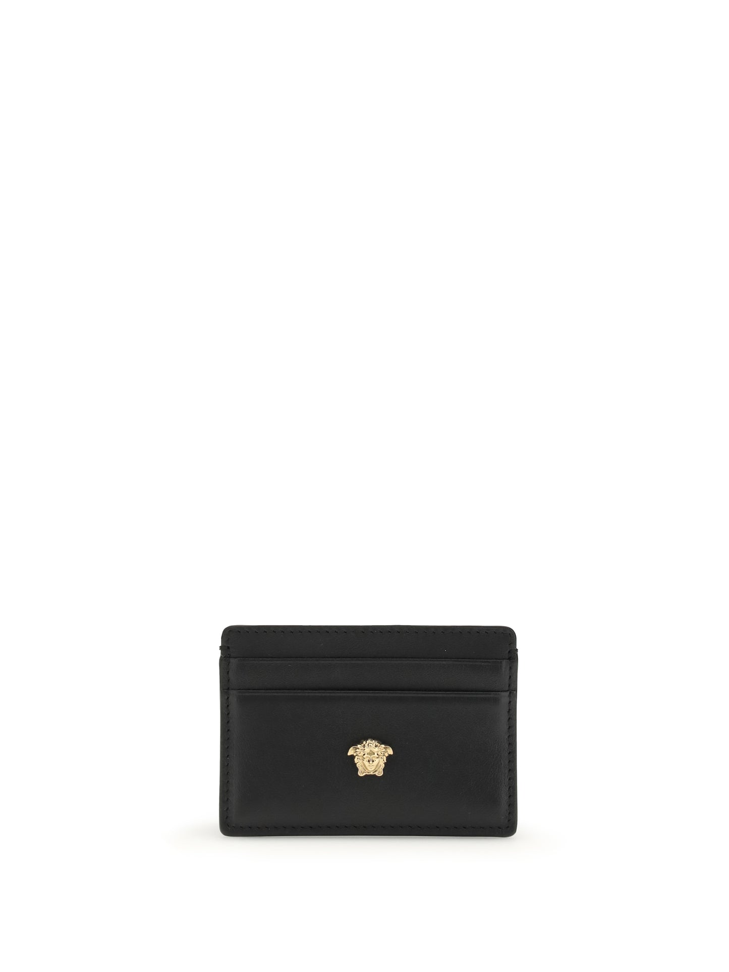 Versace Men La Medusa Leather Card Holder VERSACE