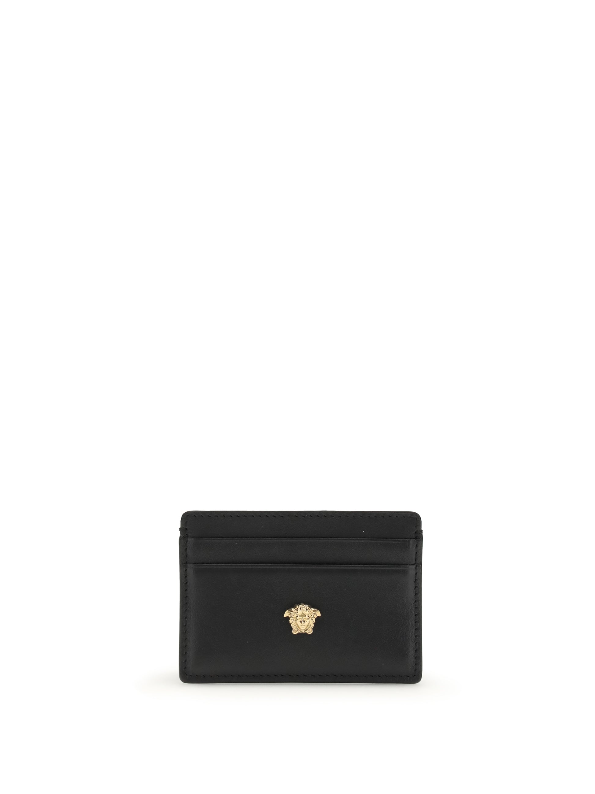 Versace Men La Medusa Leather Card Holder VERSACE