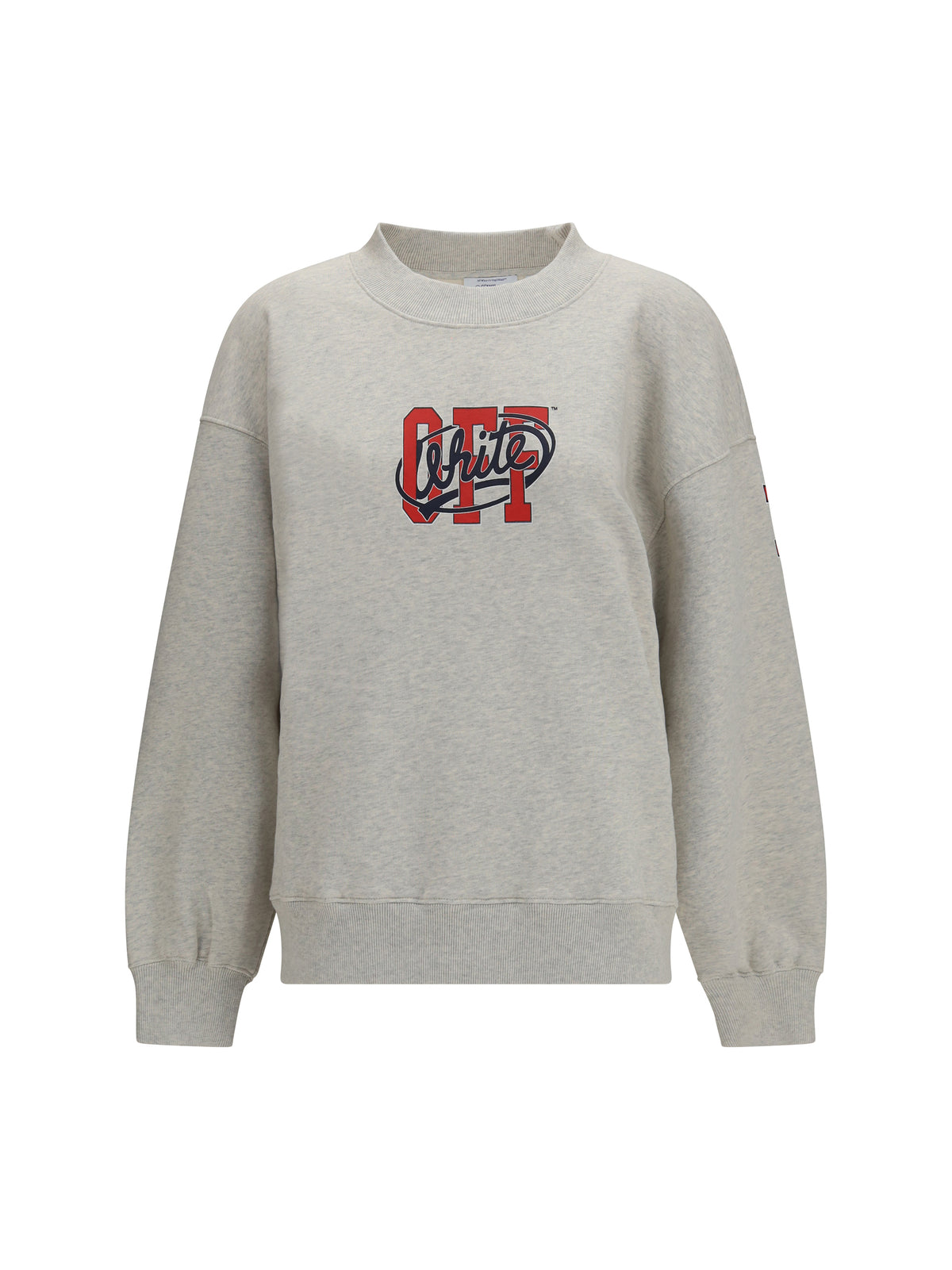 Off-White Women Off College Crewneck Sweatshirt OFF-WHITE
