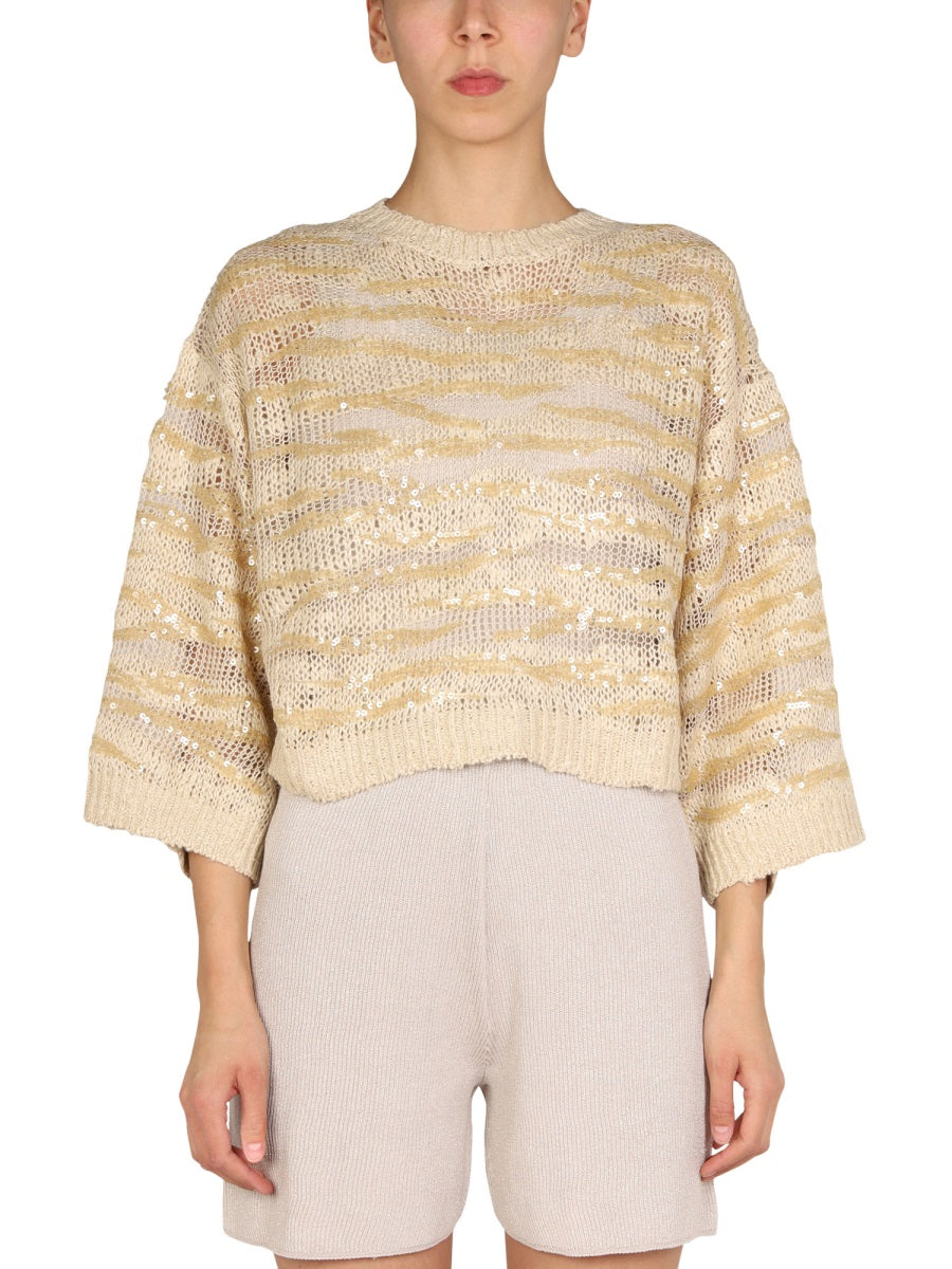 Brunello Cucinelli Women Perforated Mesh BRUNELLO CUCINELLI