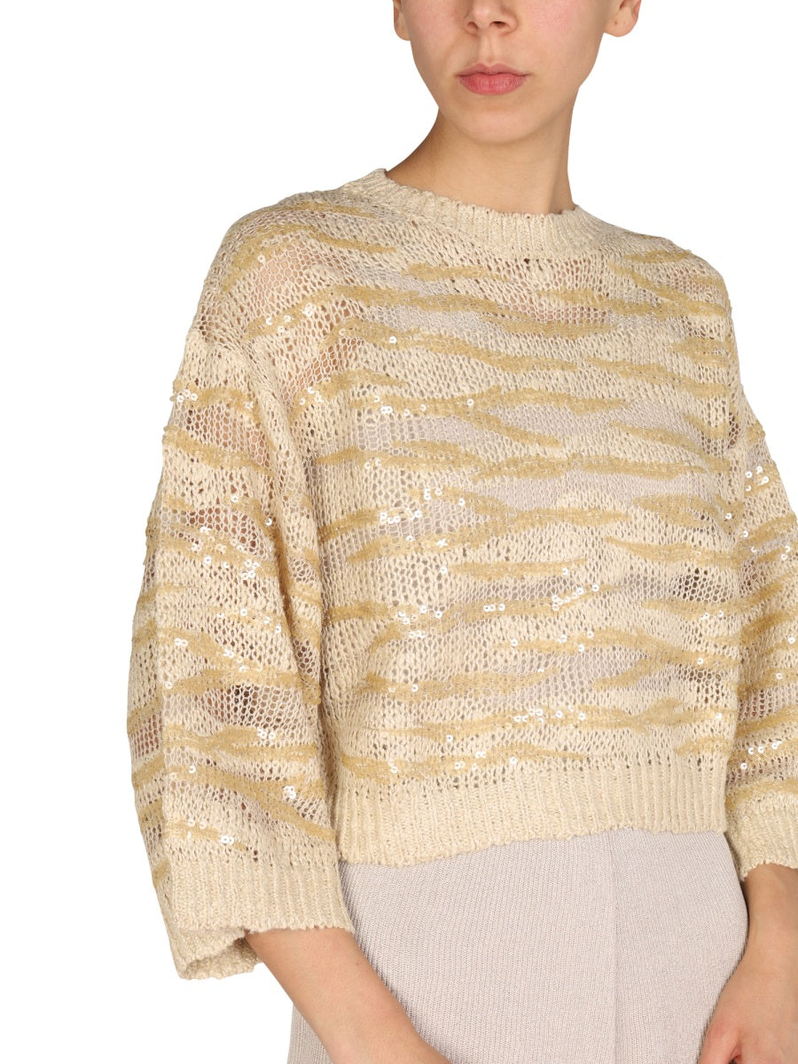 Brunello Cucinelli Women Perforated Mesh BRUNELLO CUCINELLI