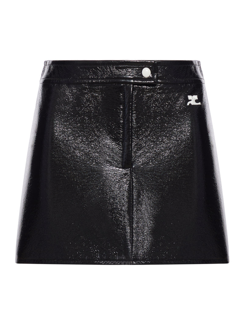 Courreges Women Reedition Vinyl Mini Skirt COURREGES