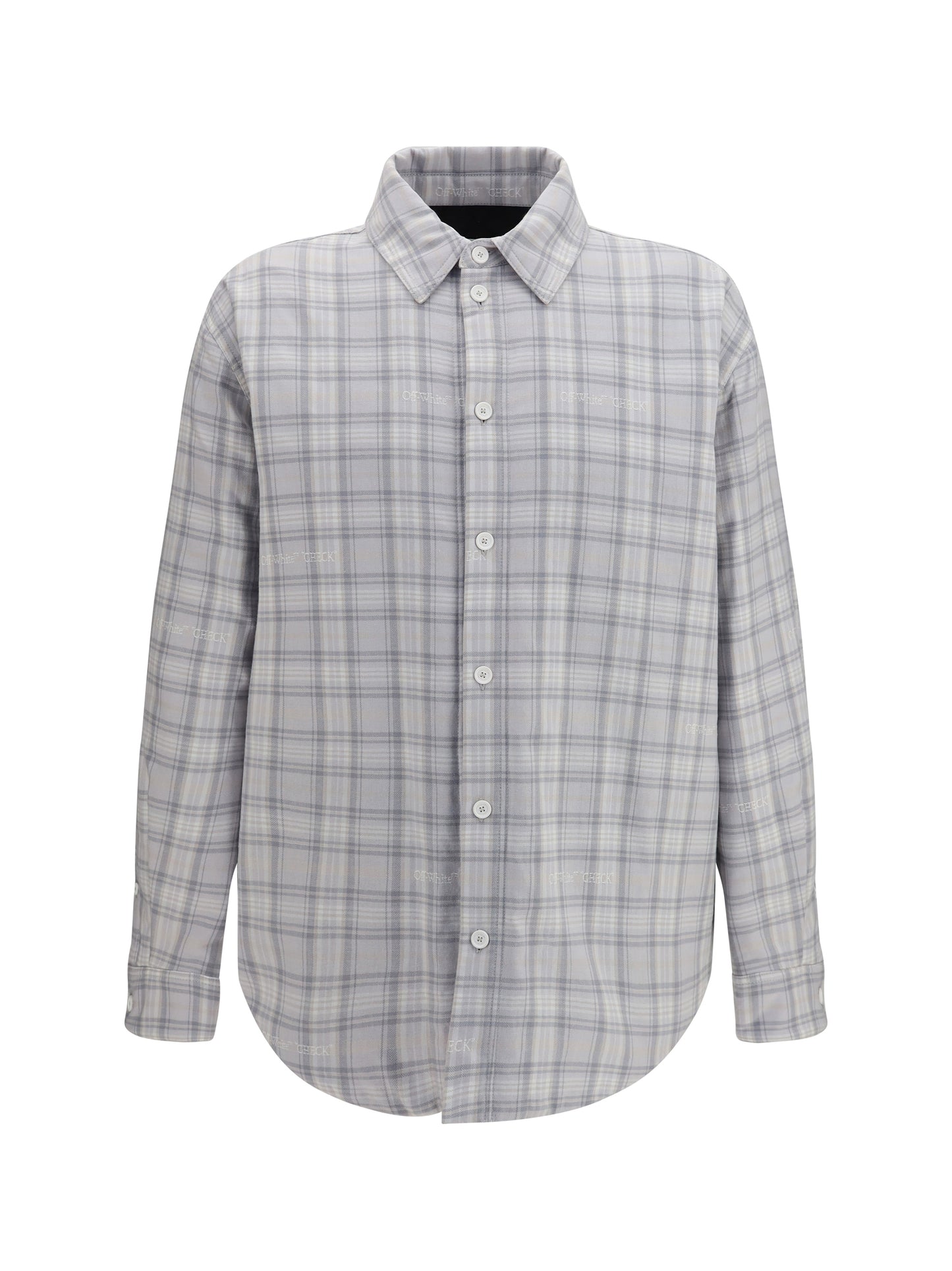 Off-White Men Padded Flannel Jacket OFF-WHITE