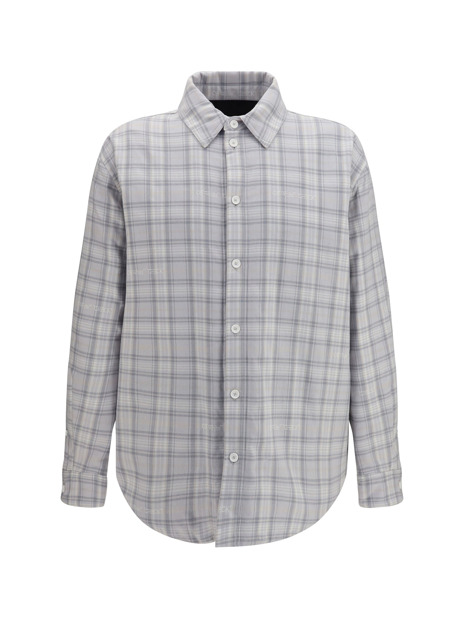 Off-White Men Padded Flannel Jacket OFF-WHITE