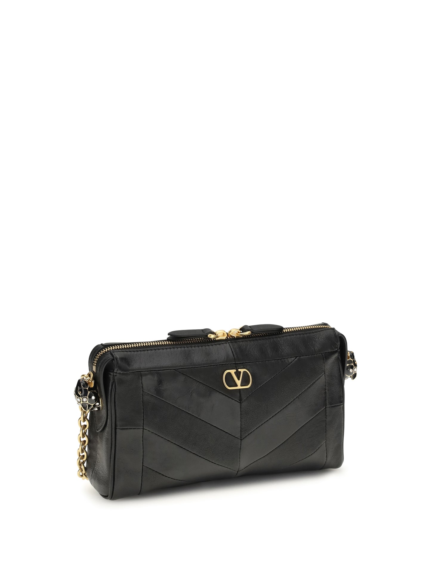 Valentino Garavani Women Panthea Small Chevron Shoulder Bag VALENTINO GARAVANI