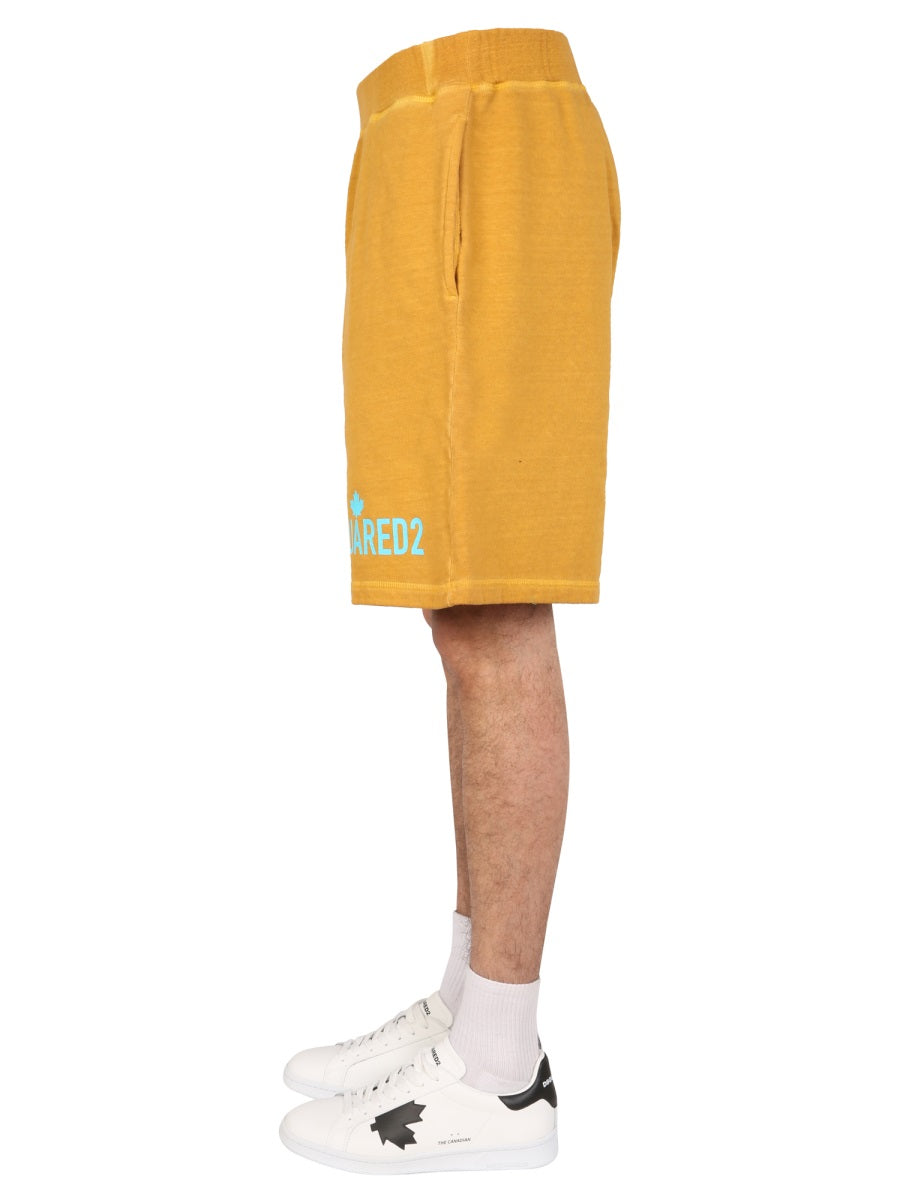 Dsquared Men "One Life One Planet" Bermuda Shorts DSQUARED2