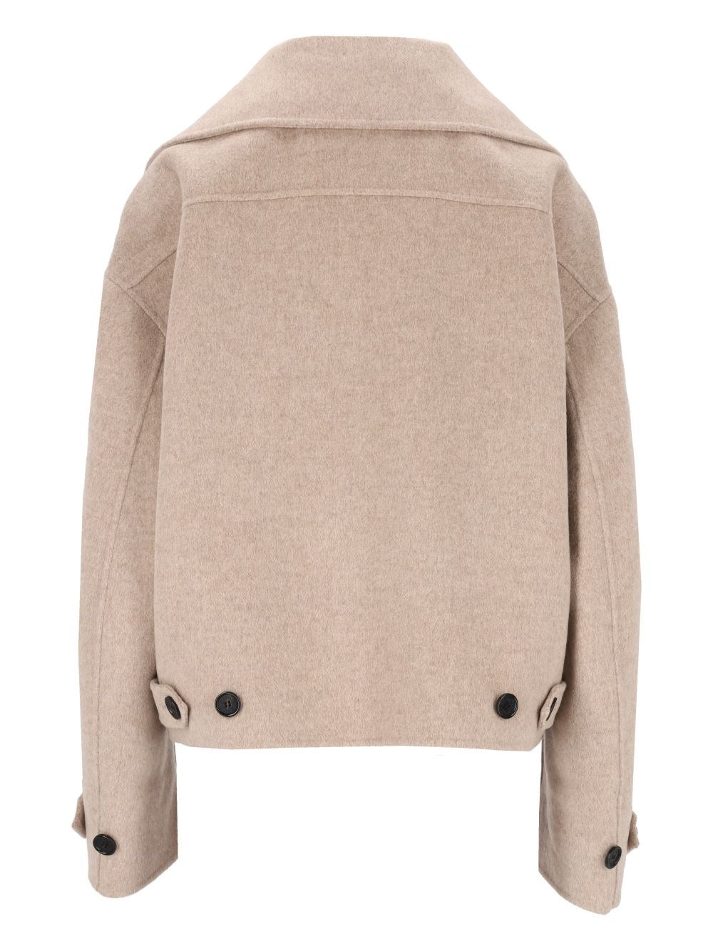 Acne Studios Women Wool Pea Coat With Zip ACNE STUDIOS