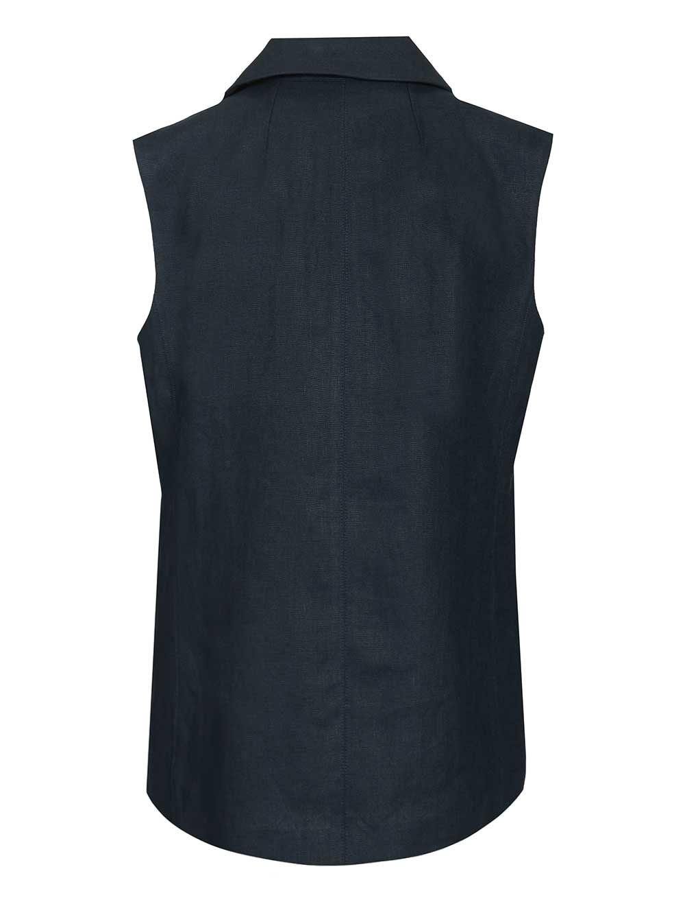 'S Max Mara Women Double-Breasted Vest S MAX MARA