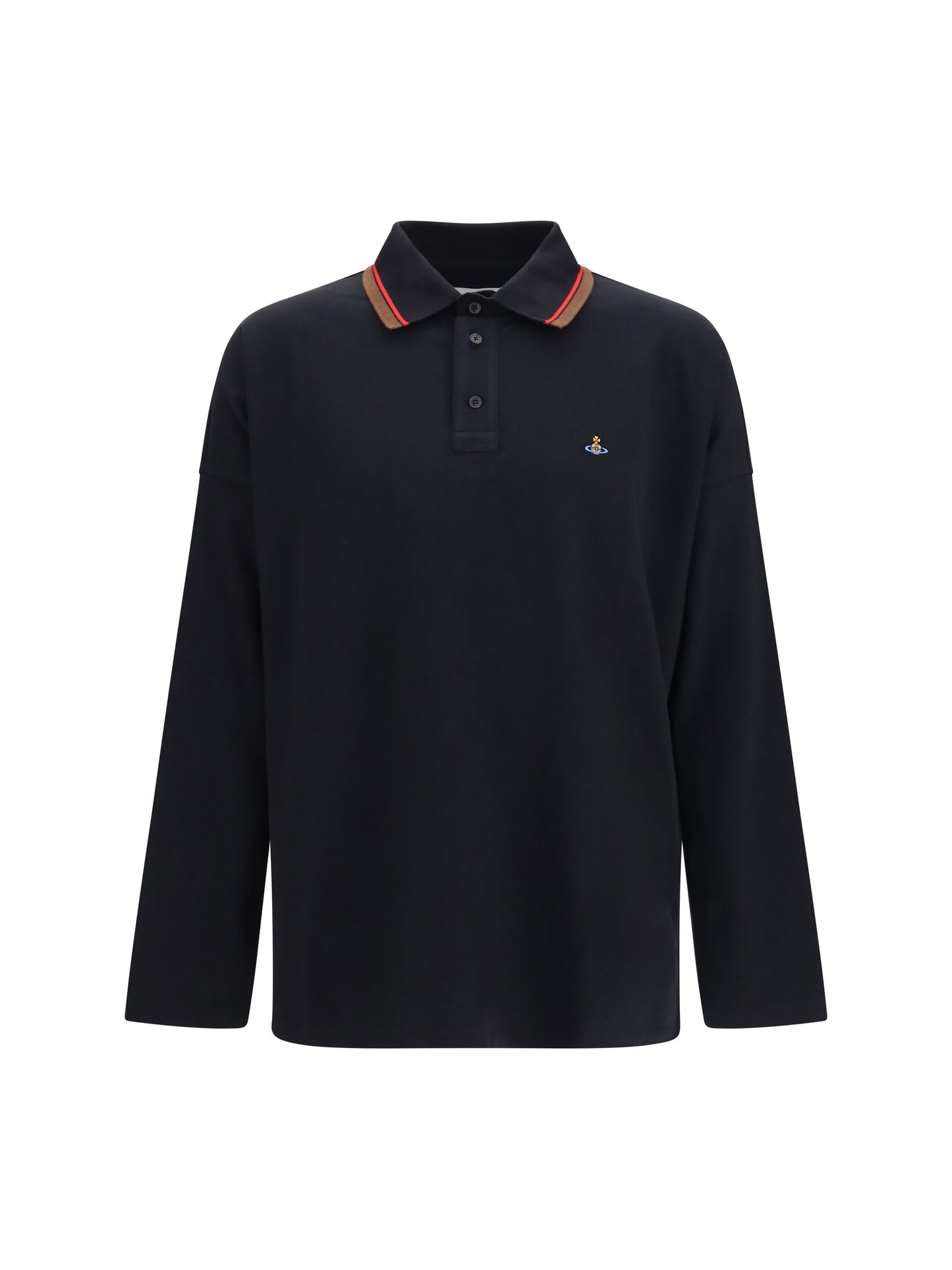 Vivienne Westwood Men Oversized Long-Sleeve Polo VIVIENNE WESTWOOD