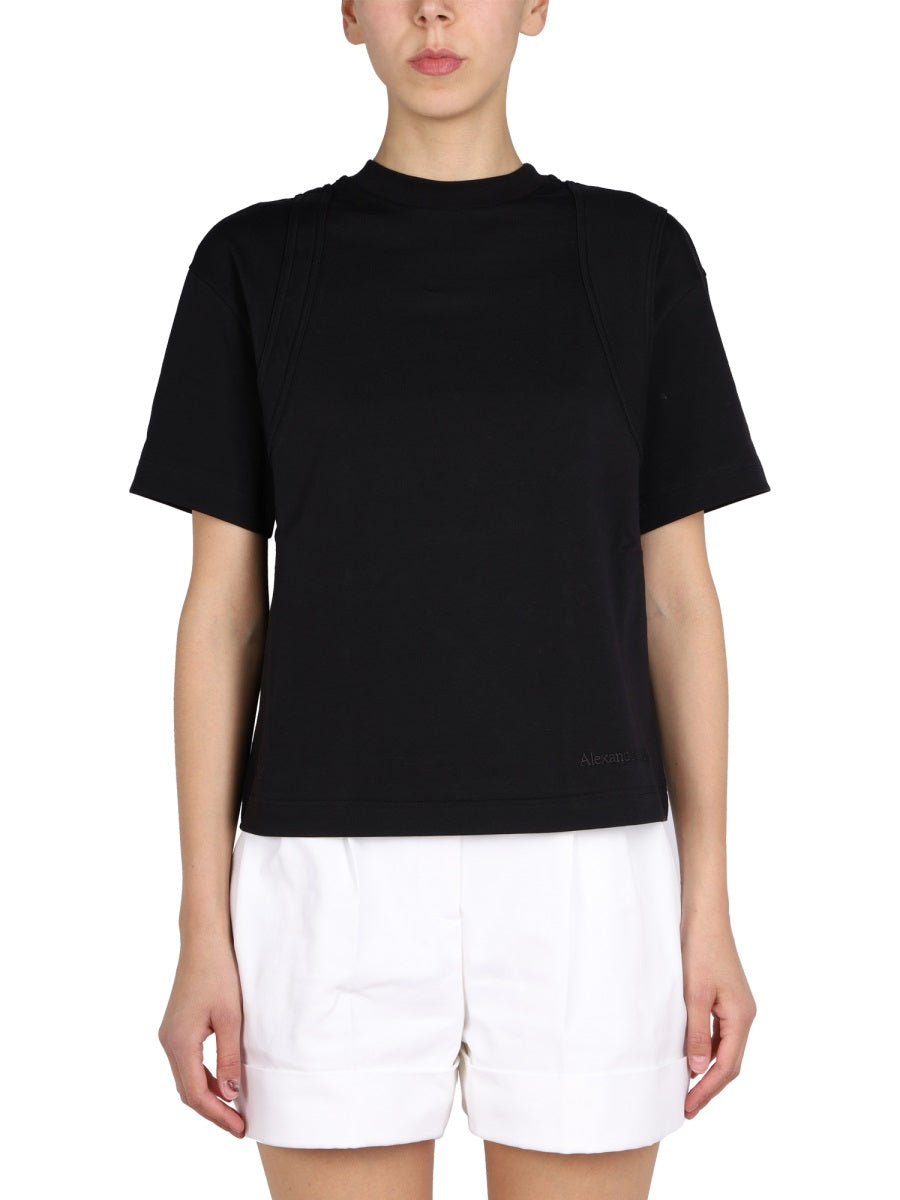 Alexander Mcqueen Women Crewneck T-Shirt ALEXANDER MCQUEEN