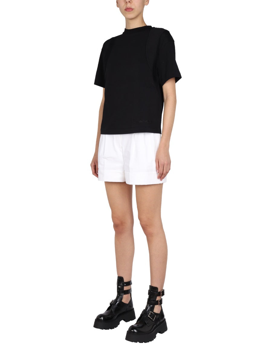 Alexander Mcqueen Women Crewneck T-Shirt ALEXANDER MCQUEEN