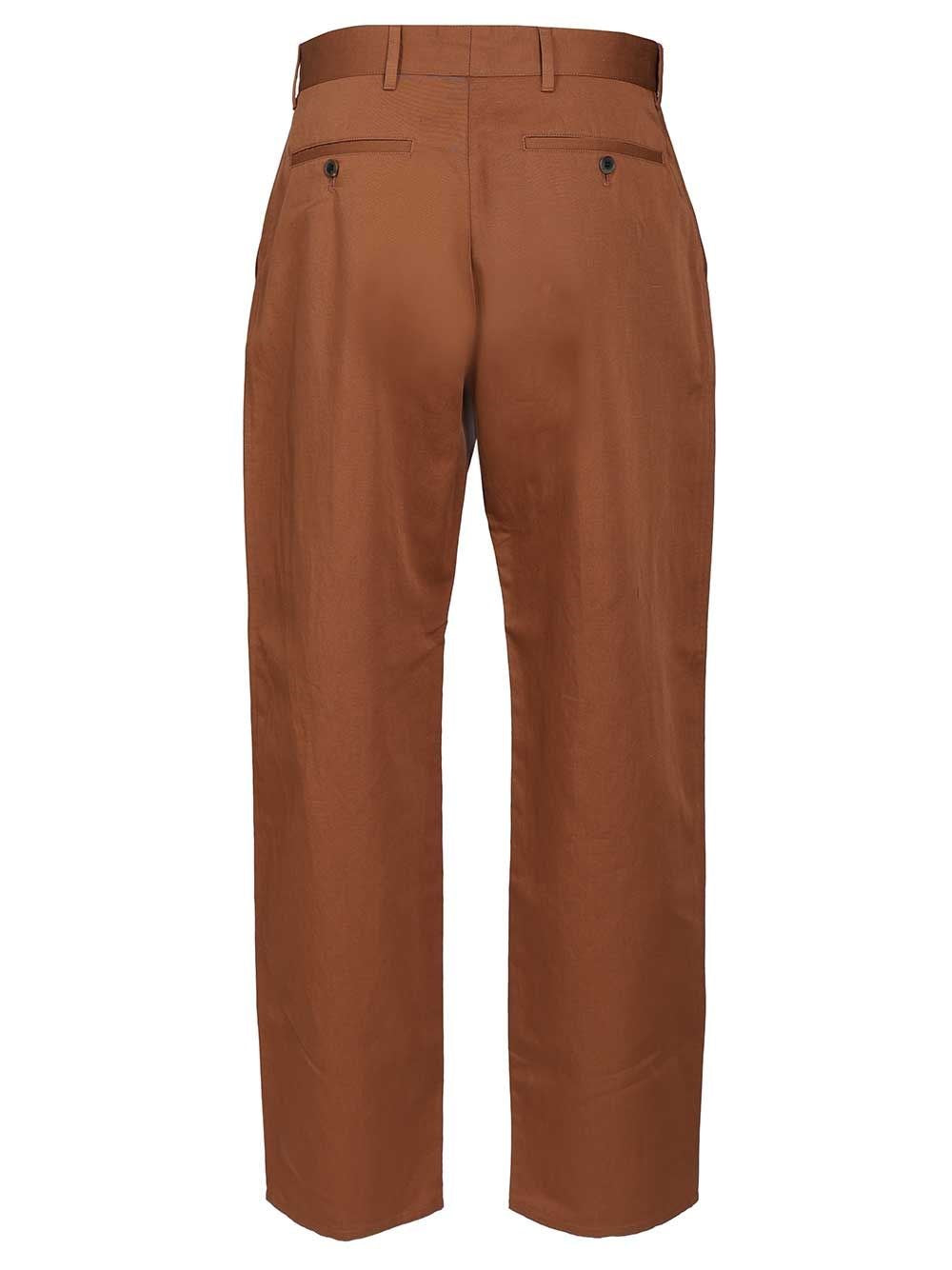 Paul Smith Men Cotton And Linen Trousers PAUL SMITH