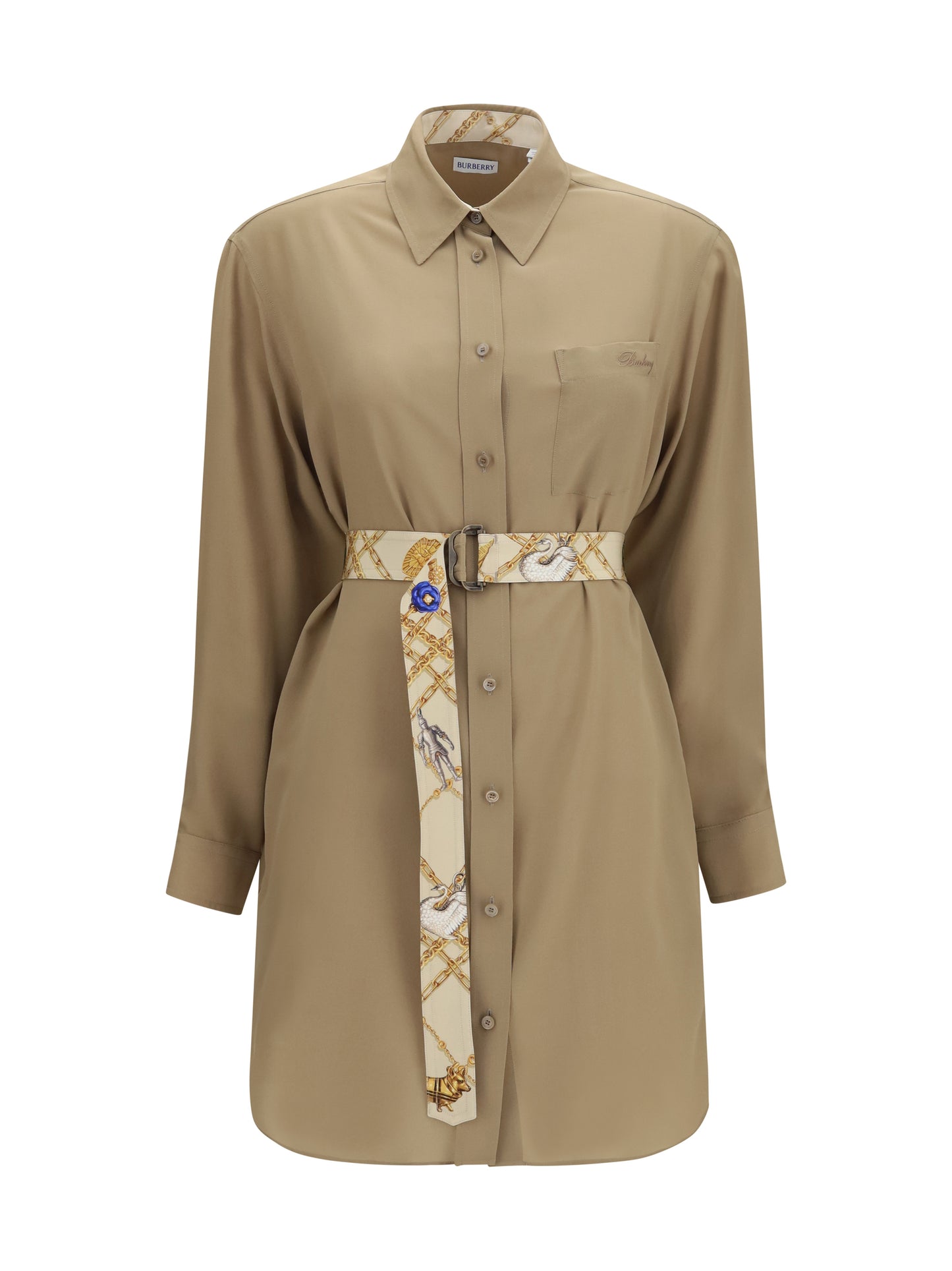 Burberry Women Silk Crêpe De Chine Shirt Dress BURBERRY
