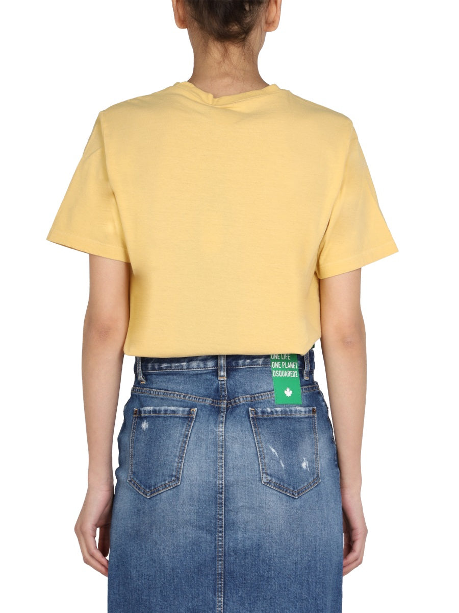 Dsquared Women "One Life One Planet" T-Shirt DSQUARED2