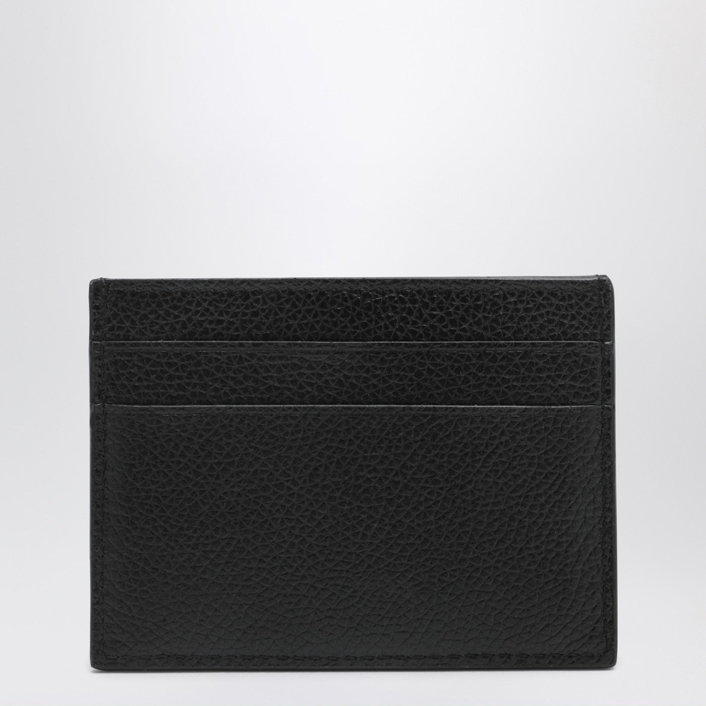 Balenciaga Cash Black Card Holder In Grained Leather Men BALENCIAGA
