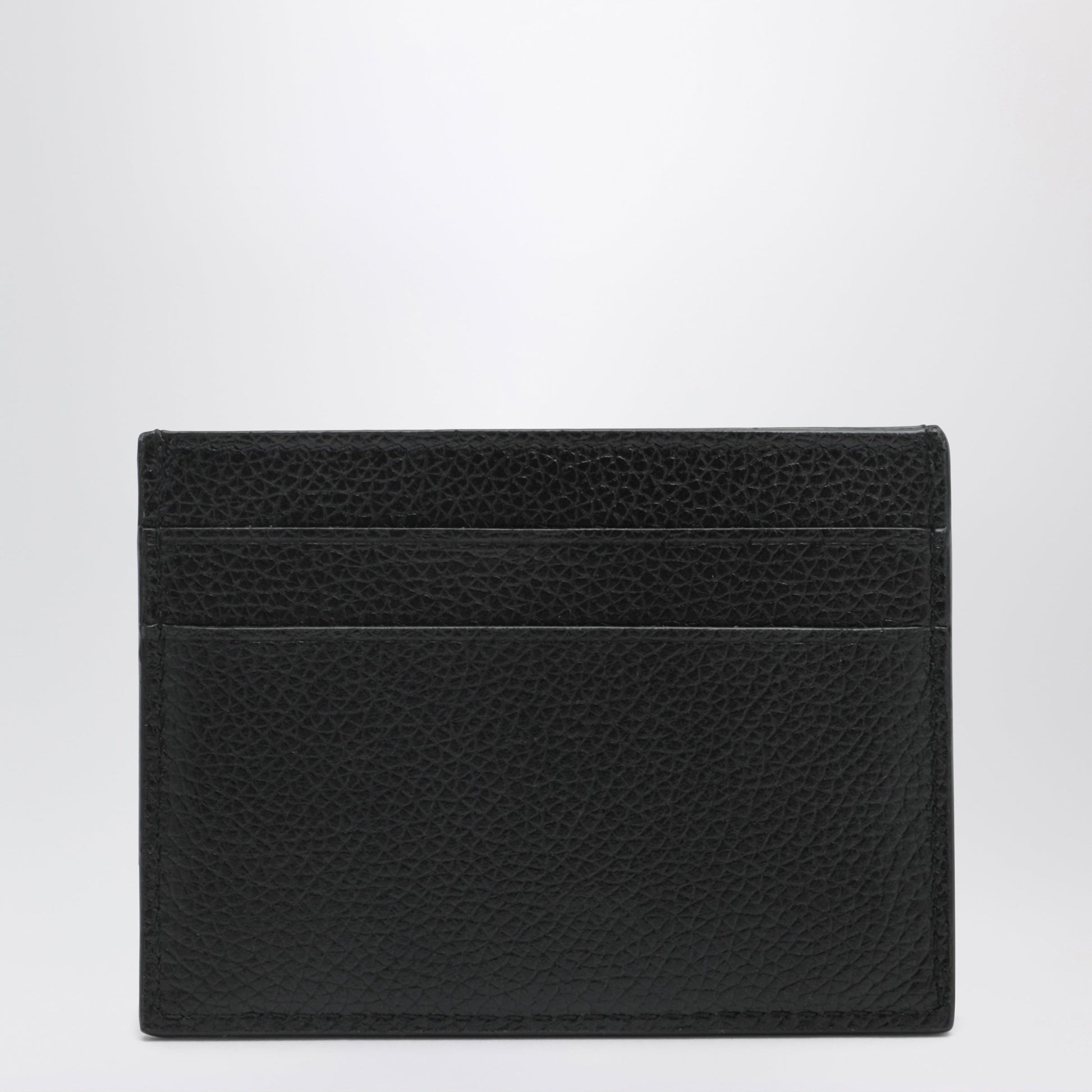 Balenciaga Cash Black Card Holder In Grained Leather Men BALENCIAGA