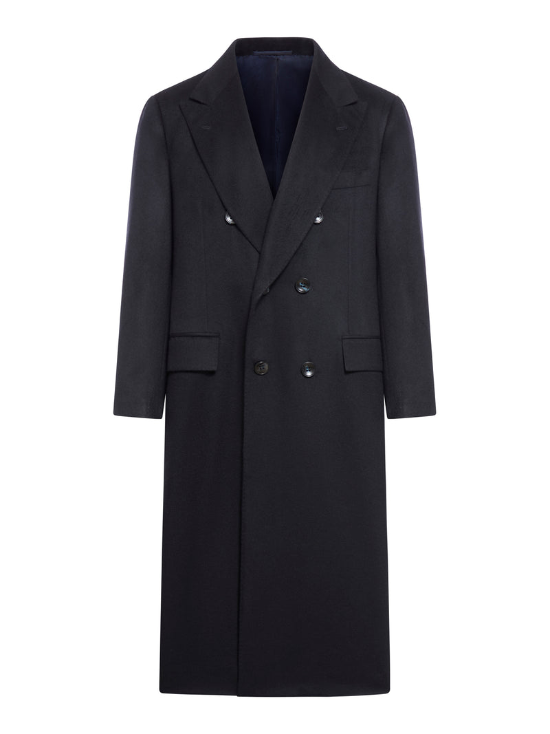 Kiton Men Double Breasted Cashmere Coat KITON