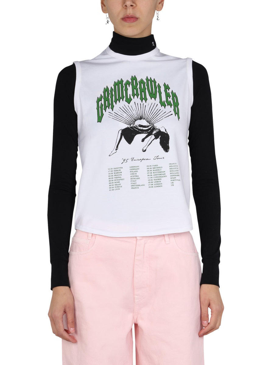 Raf Simons Women Printed Top RAF SIMONS