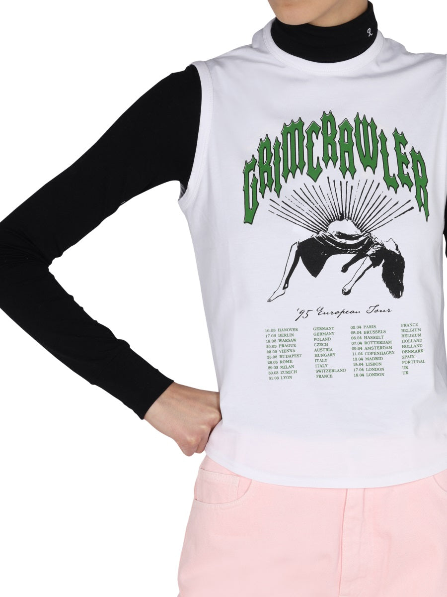 Raf Simons Women Printed Top RAF SIMONS