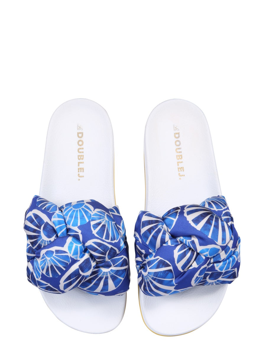 La Doublej Women Braid Slide Sandals LA DOUBLEJ