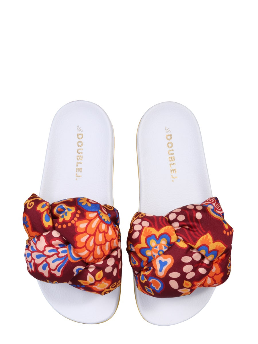La Doublej Women Braid Slide Sandals LA DOUBLEJ