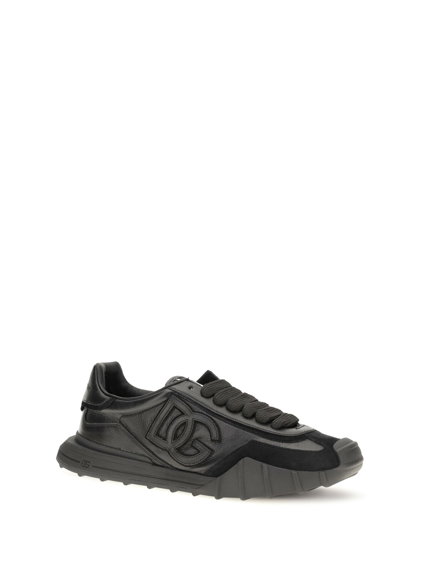 Dolce & Gabbana Men Athletic Fabric And Leather Sneakers DOLCE & GABBANA