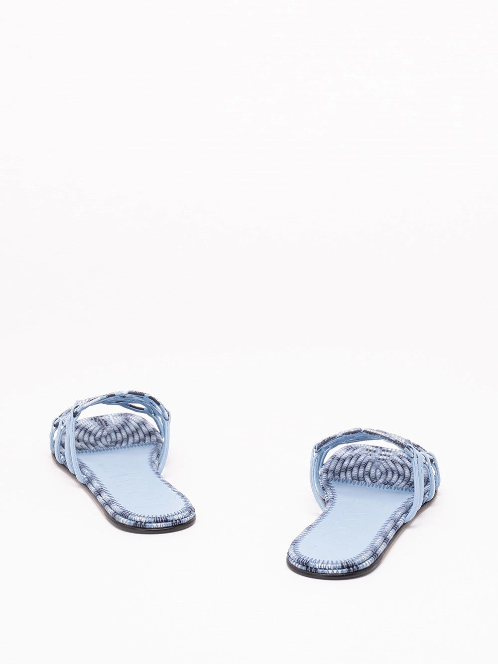 Loewe Women Paula`S Ibiza `Petal Anagram` Embroidery Slides LOEWE