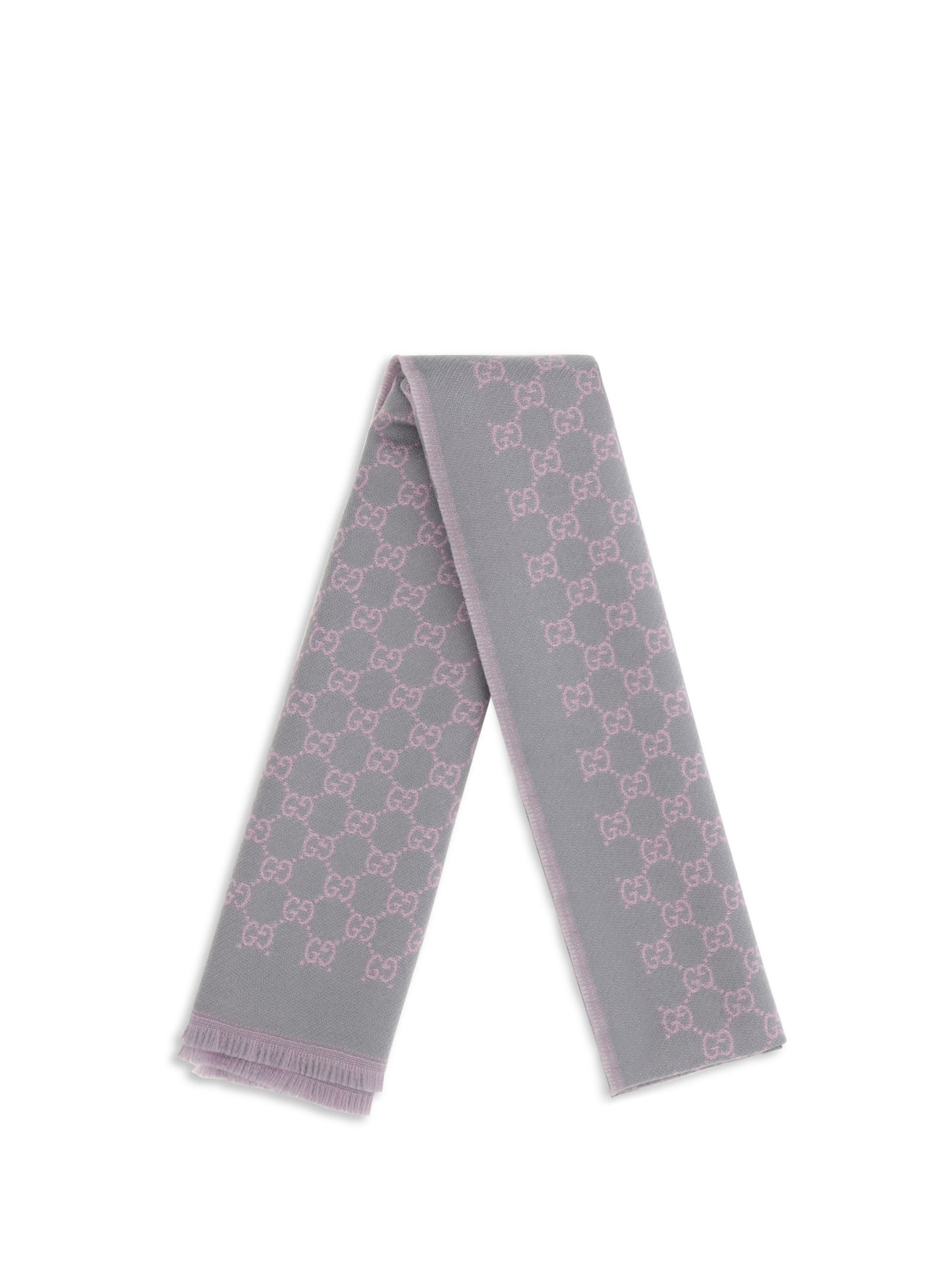 Gucci Women Miss Stenny Gg Monogram Wool Scarf GUCCI