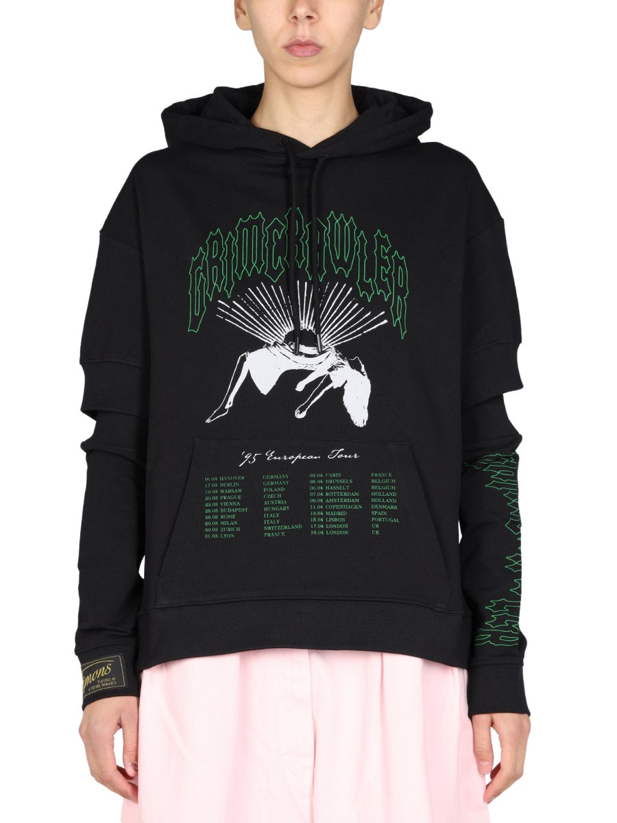 Raf Simons Women Logo Print Sweatshirt RAF SIMONS