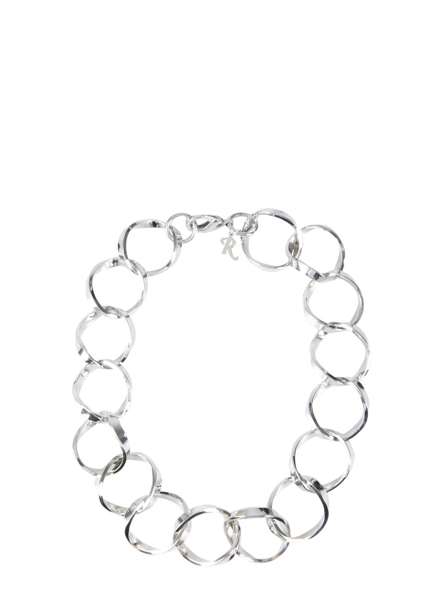Raf Simons Women Linked Rings Necklace RAF SIMONS